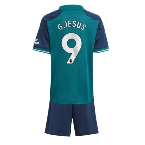 Arsenal Gabriel Jesus #9 kläder Barn 2023-24 Tredje Tröja Kortärmad (+ korta byxor)